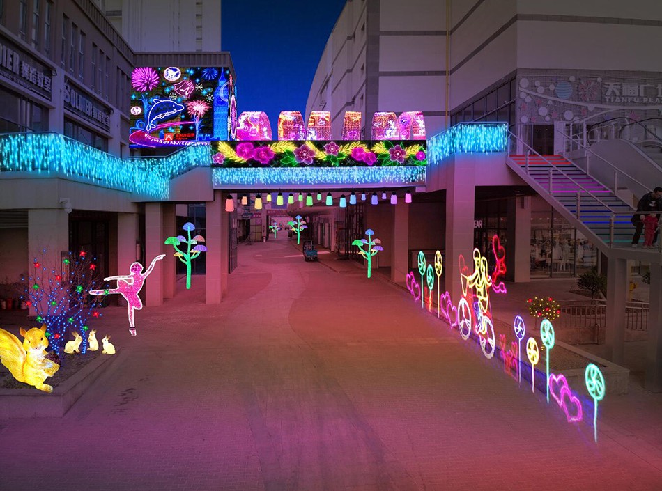 小凌狐节日灯光亮化设计 小凌狐节日灯光亮化设计