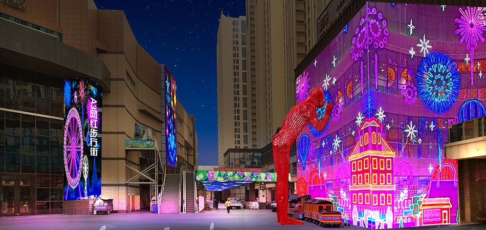 小凌狐节日灯光亮化设计 小凌狐节日灯光亮化设计